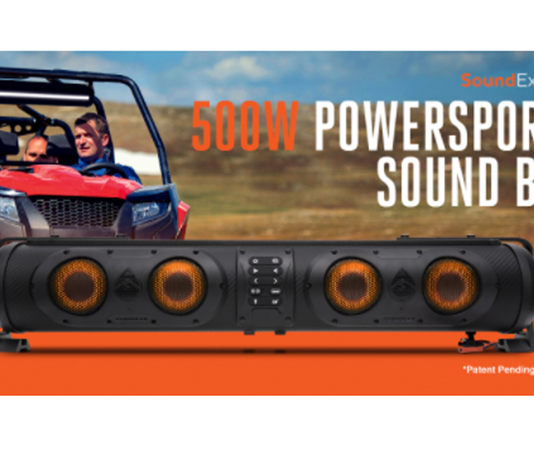 ECOXGEAR® Introduces powersports waterproof amplified Bluetooth soundbar
