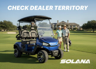 The All-New Solana EV Model G 2-Passenger Golf Cart is Here